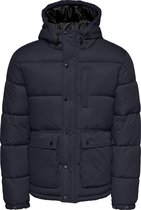 ONLY & SONS ONSWILLIAM PUFFA HOOD JACKET OTW Heren Jas  - Maat L