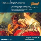 Collegium Musicum 90, Simon Standage - Telemann: Triple Concertos (CD)