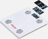 Sinocare Digitale Weegschaal - Lichaamsanalyse - LED display - Bluetooth Smartphone App - 12 Nauwkeurige Metingen - Lichaamsvet - Spiermassa - BMI - Personenweegschaal
