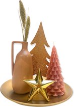 Home Styling Box | Sparkle Rose | Woonaccessoires | Kerstdecoratie | Kerstcadeau | Kerstversiering | Schaal | Vaas | Droogbloemen | Rustik Lys | Winter