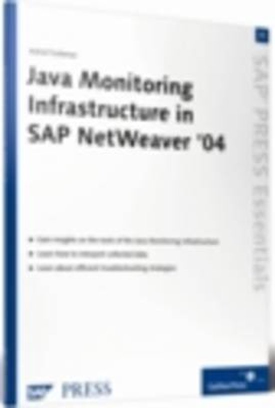 Java Monitoring Infrastructure in SAP NetWeaver '04 | 9781592290611 ...