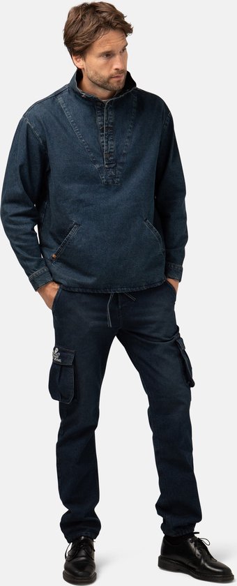 Mud Jeans - Alex Parker - Coat - Whale Blue - M | bol.com