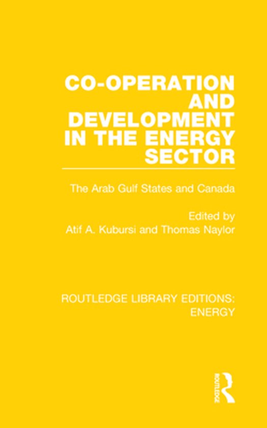 Routledge Library Editions: Energy - Co-operation and Develo ... - cover