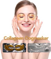 Dr. Charleen Oogcontour Kristal-Oogmasker | Collageen | Verzorgend | Anti-wallen | Vitamin C | Donkere kringen en rimpels verwijderend | 24K Gold Hydrogel Eye Patch