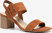 Nova dames sandalen met hak - Bruin - Maat 38