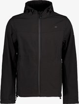 Mountain Peak heren outdoor softshell jas - Zwart - Maat 3XL - Winddicht - Ademend materiaal