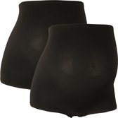 Mamsy - 3-Pack Zwangerschaps BOXERSHORTS met shapewear effect - Zwart - XS/S