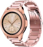 Strap-it Samsung Galaxy Watch 42mm stalen band - rosé pink