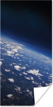 Poster Aarde vanuit de ruimte - 75x150 cm