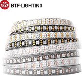 BTF-LIGHTING® - Individueel Adresseerbare LED Strip - WS2812B LED Strip - 1 meter - DC5V - IP65  - 30 LED per Meter