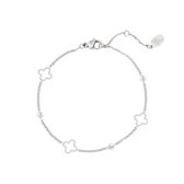 Armband open klavers - Yehwang - Armband - One size - Zilver