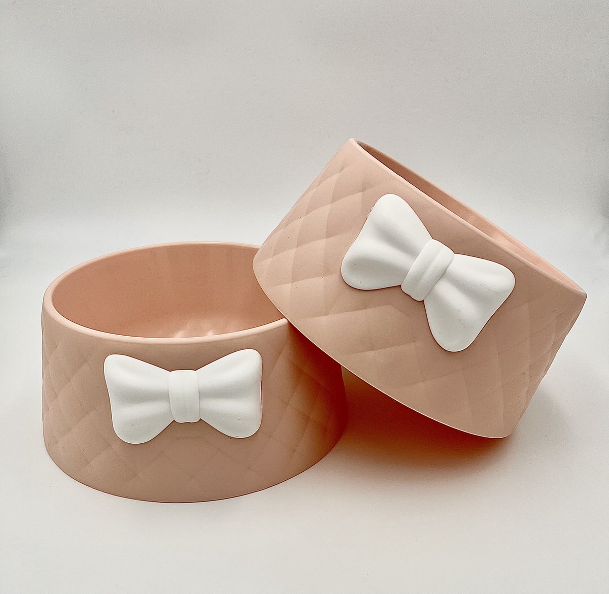 Maison Extravagante - Mochi Voerbak Hond/Kat - Set van 2 stuks - Roze - Melamine - Drinkbak - Eetbak - Huisdier