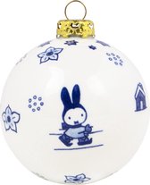 ROYAL DELFT - Kerstbal nijntje - Delfts Blauw