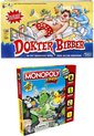 Afbeelding van het spelletje Spellenbundel - 2 Stuks - Dokter Bibber & Monopoly Junior