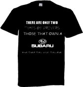 Subaru T-shirt maat 5XL