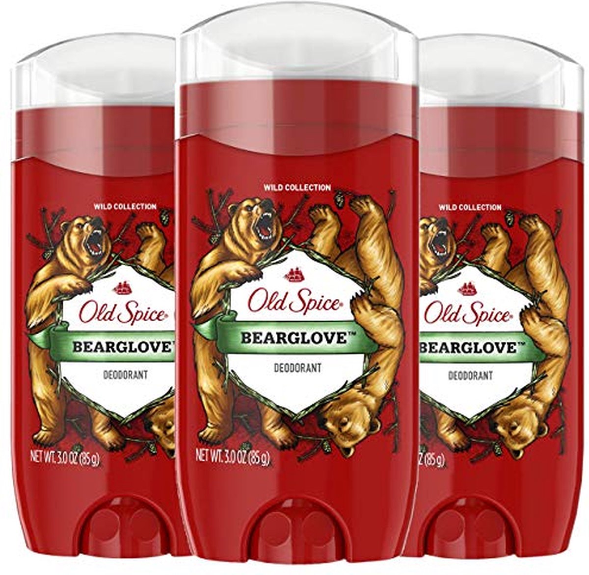 Goedkoopste Old Spice Deo Stick - Bearglove - Voordeelverpakking 3 x 50 ml