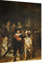 De Nachtwacht, Rembrandt van Rijn - Foto op Dibond - 30 x 40 cm