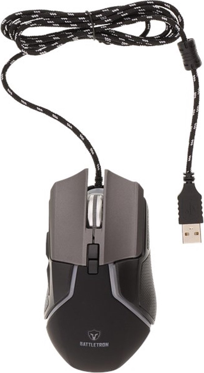 Souris de jeu / jeu optique USB Battletron, 6 boutons réglables DPI 2400