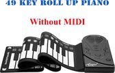 49 toetsen - oprolbare MIDI flexibele elektronische piano - siliconen - draagbaar opvouwbaar - Soft Finger Keyboard Muziekinstrumenten