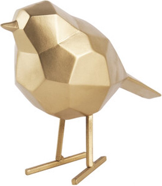 Present Time -Statue bird - Small - Polyresin - Goud