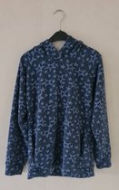 Trui met capuchon - sweater - hoodie - jongens - sterren - blauw - maat 158