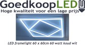 LED framelight 60 x 60cm 60 watt koud wit