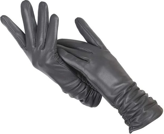 Rode Leren Handschoenen Dames - Kasjmier Voering - Touchscreen – Schwartz & von Halen
