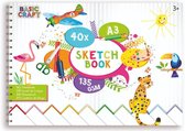 Basic Craft A3 Schetsboek 145 grams 40 Bladen