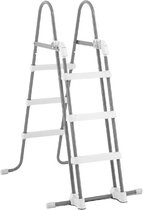 Intex 28075 Zwembadladder Zilver/Wit 91-107 cm
