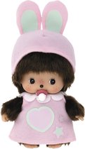 Monchhiichi - Monchhichi Bebichhichi Meisje  Dromend Konijntje 16cm