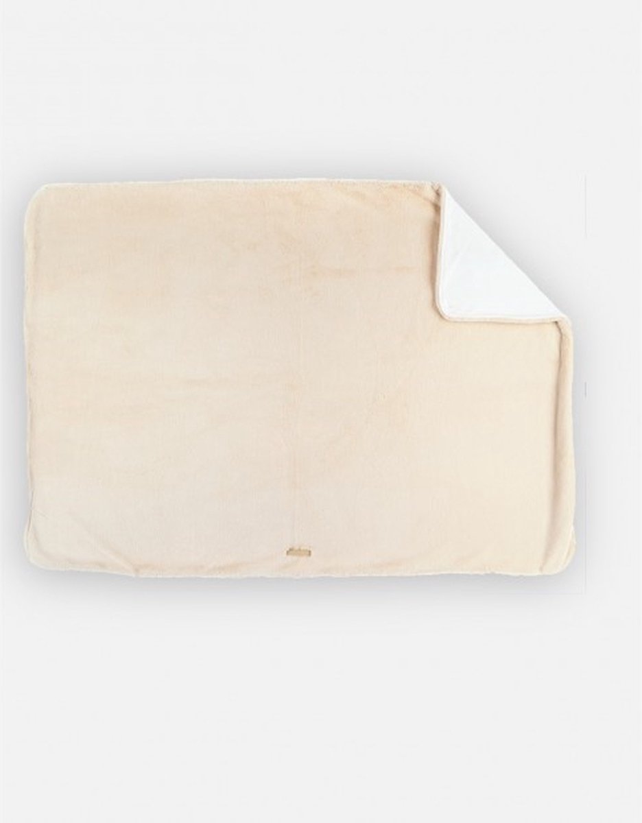 Namaakbont 100 x 140 cm deken, beige