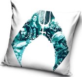 Aquaman Sierkussens - Kussen - 40 x 40 inclusief vulling - Kussen van Polyester - KledingDroom®