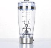 Elektrische Shakebeker - Elektrische - Shakebekers - Shaker - 350 ml - Automatisch Roeren - Proteine Shaker - Zilver