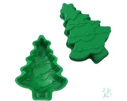 ZijTak - Bakvorm - Kerst - Kerstboom - Christmas - Taart - Cake - Gebak - Silicone - Groen