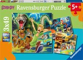 Ravensburger puzzel Scooby Doo - Legpuzzel - 3x49 stukjes