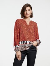 GERRY WEBER Dames Blouse met luipaardmotief EcoVer