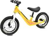 SUOTU Loopfiets - 12 inch Kinderfiets - Kinderen vanaf 3 jaar + - Luchtgevulde Banden - magnesium alloy - Geel