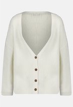 DEELUXE Gebreid vest met knopenJULIANA Off White
