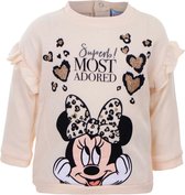 Disney Minnie Mouse sweater - Baby - Off-white/Goud - Maat 74 (12 maanden / 74 cm)