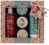 Cadeau meisje 3 jaar t/m 8 jaar - Cadeaupakket kinderen - Hello Kitty - bad cadeau - 4 jaar, 5 jaar, 6 jaar, 7 jaar