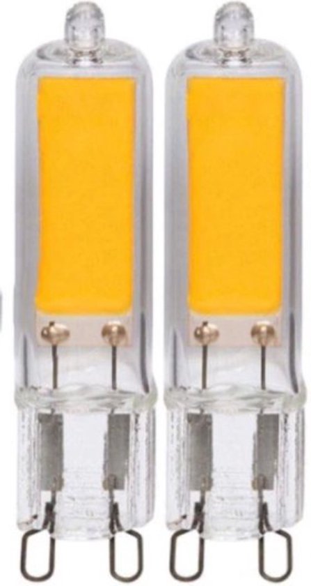 Enzovoorts geluk Numeriek 2 x LSC LED G9 2Watt 200 Lumen Steeklamp - Vervanger voor Halogeen | bol.com