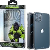 Atouchbo Armor Case iPhone 12 Mini hoesje transparant - Military