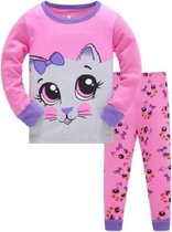 Kinder Pyjama set | Kitty | Maat 6T | 116/122| 100% katoen