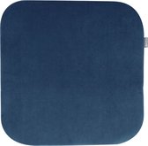 Nolon universeel zitkussen - Vierkant - Velvet - Donkerblauw