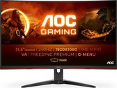 AOC C32G2ZE - Full HD VA Curved 240Hz Gaming Monit... aanbieding