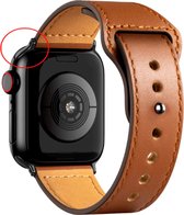 Leren Apple Watch bandje - Bruin leer - Apple Watch series 1/2/3/4/5/6/SE 38/40mm