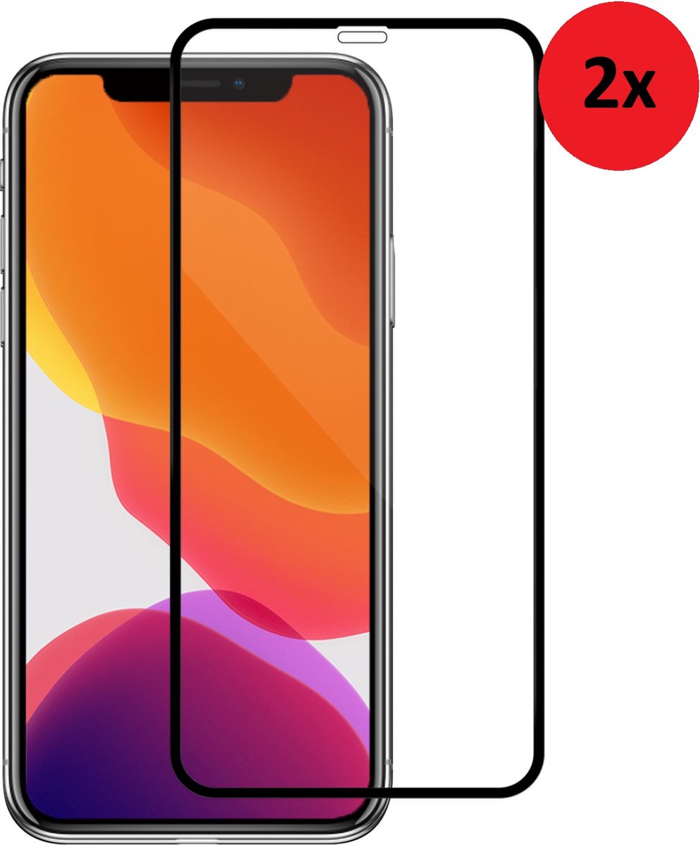 Geschikt voor iPhone 11 Pro Full Screenprotector - 11 Pro Full Tempered Glass 2x