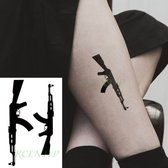 Waterdichte Tijdelijke Tattoo Sticker Rebellion Bull Cross  Flash Tatoo Fake Tatto Voor Vrouw Mannen