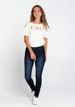 J&JOY - Broek Vrouwen Slime Jeans Raw