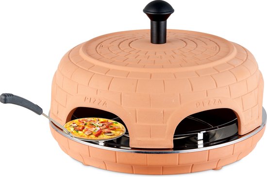 MOA Pizza Oven - Pizza La Casa - 6 personen - Terracotta - P06